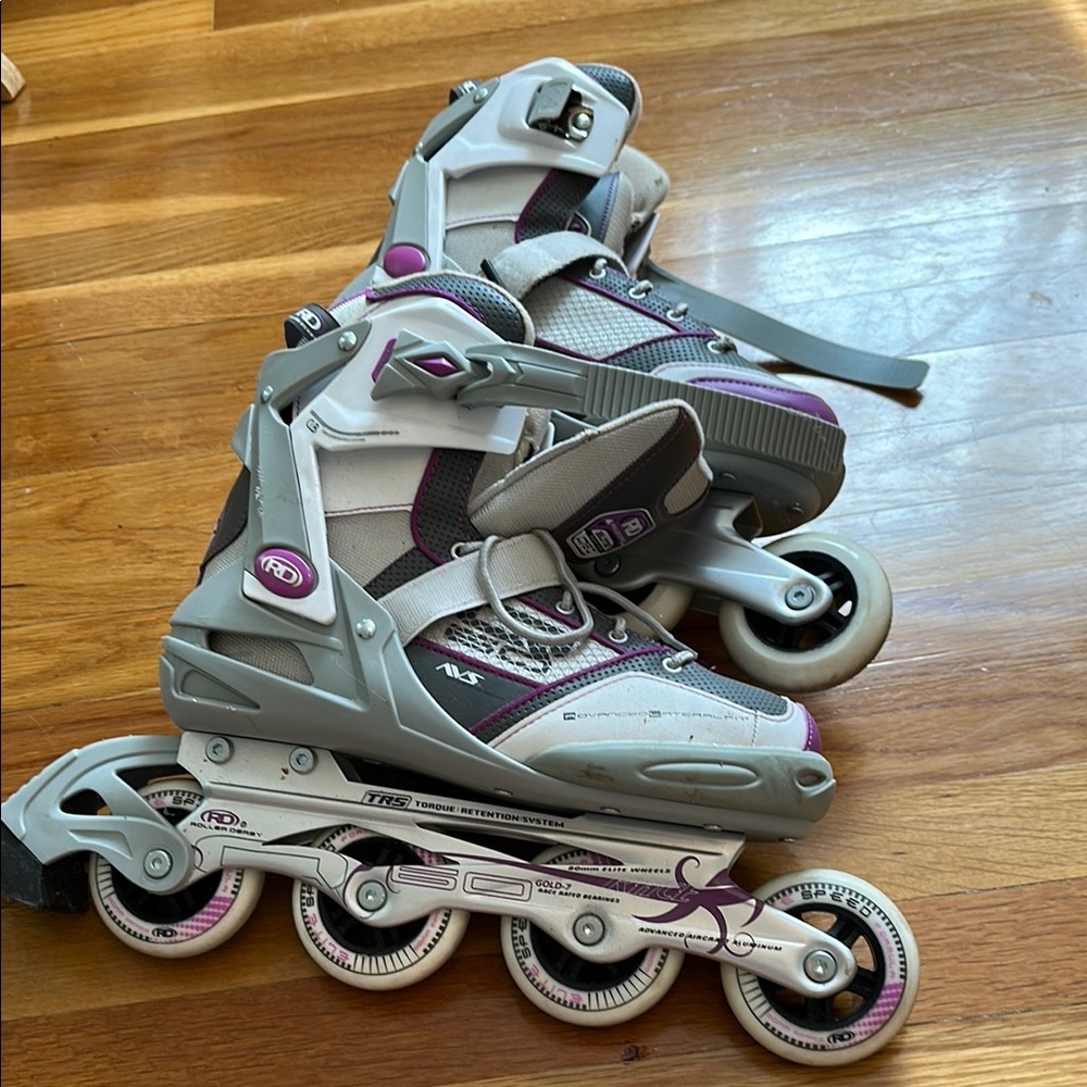 Women’s Inline Skates - Gray and Purple
